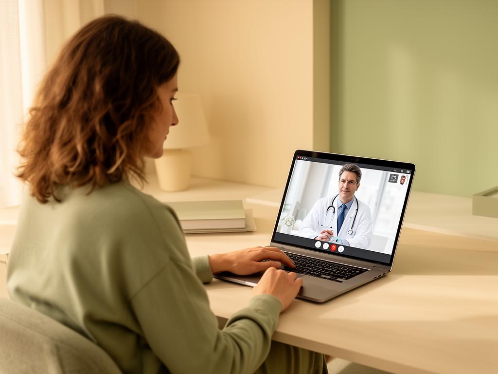 Online consultation with licensed provider