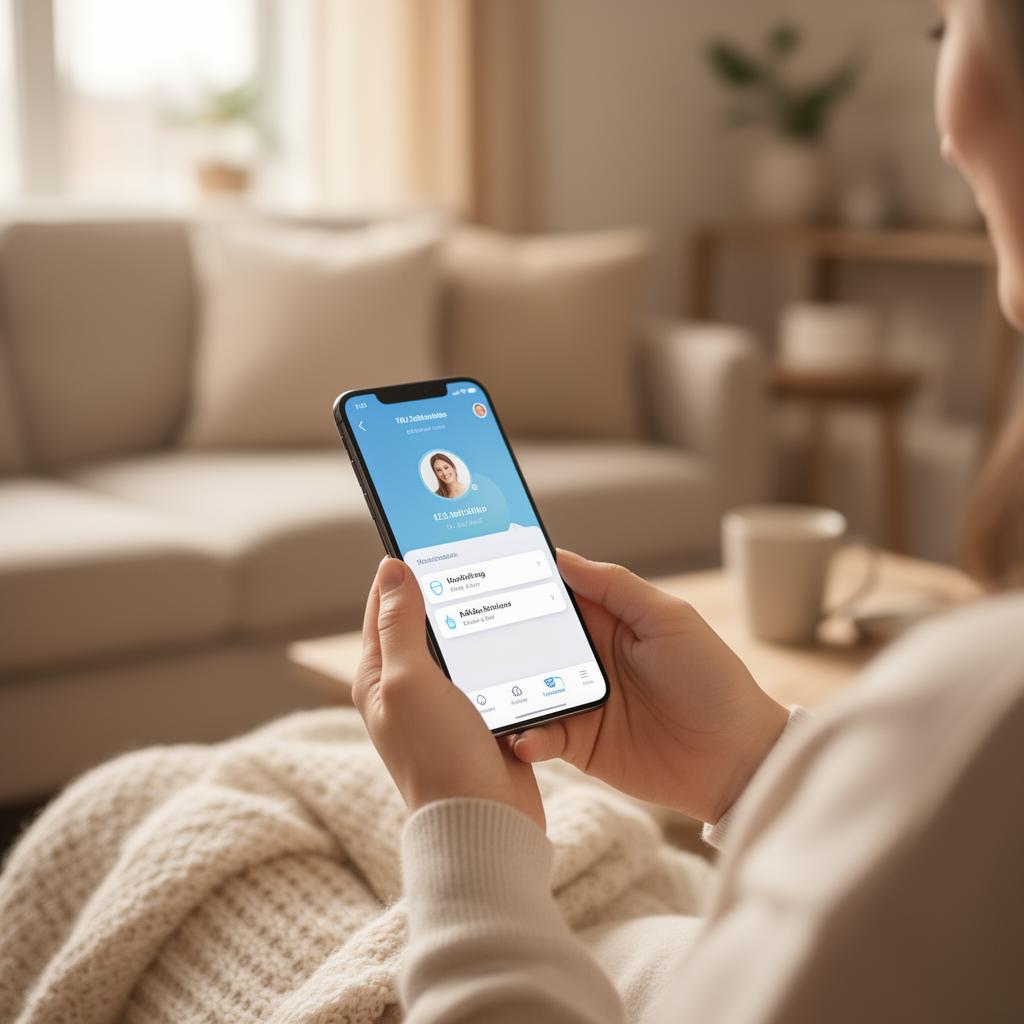 Online consultation with a licensed healthcare provider